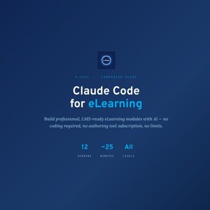 Claude Code for eLearning - Interactive Module + SCORM Package + PDF Guide image 6