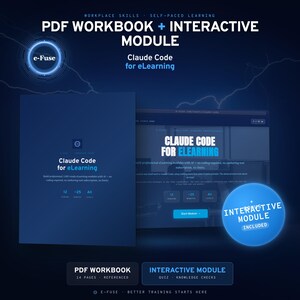 Claude Code for eLearning - Interactive Module + SCORM Package + PDF Guide image 2