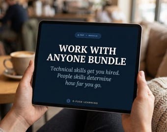 Work With Anyone Bundle — 3 Workplace Skills Workbooks + Interactive Modules