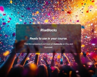 Cinema Block — Video, Learning and Quiz HTML Component for Articulate Rise 360