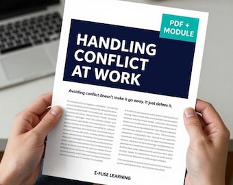 Handling Conflict at Work — Career Skills Workbook + Interactive Learning Module