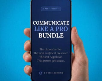 Communicate Like a Pro Bundle — 3 Workplace Skills Workbooks + Interactive Modules