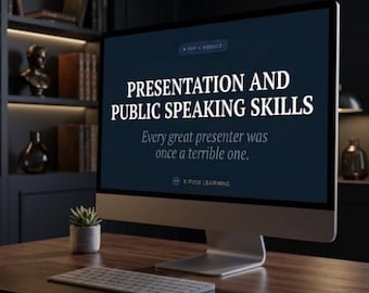 Presentation and Public Speaking Skills — Career Skills Workbook + Interactive Learning Module