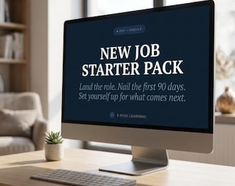 New Job Starter Pack Bundle — 3 Workplace Skills Workbooks + Interactive Modules