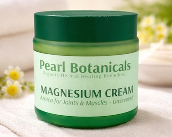 MAGNESIUM CREAM - Lavender, Arnica, or Unscented (Relief • Recovery • Renewal)