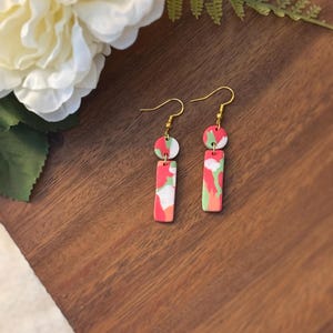 Sunset Sorbet -Handmade Polymer Clay Earrings/Gauges