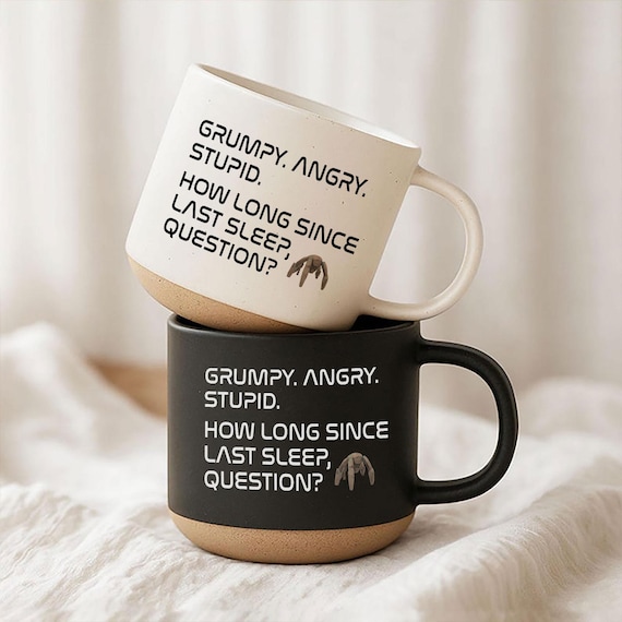 Project Hail Mary Rocky Mug, Grumpy Angry Stupid Sci-Fi Book Lover Gift
