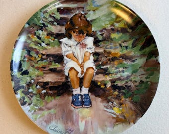 Katie's Retreat Plate by Stewart Sherwood, 1988 Limited Edition Porcelain Wall Art