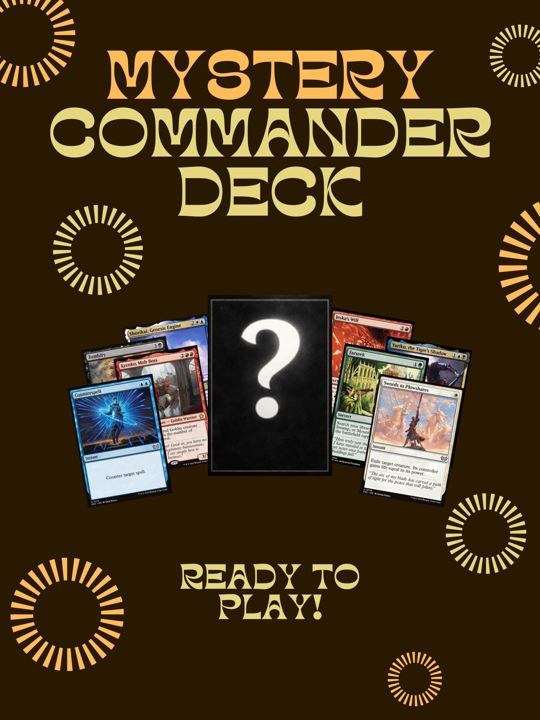 Mystery Commander Decks - Etsy