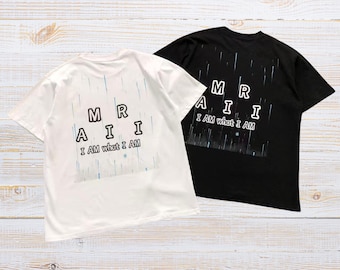 Unisex Amiri Oversized Graphic Tshirt