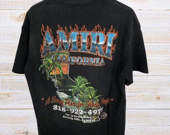 Unisex Amiri Logo Graphic T-Shirt