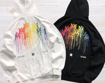 Amiri Logo Hoodie Street Style Graphic Sweatshirt