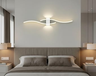 Modern Indoor LED Wall Sconce Long Linear Wall Light for Living Room Bedroom Hallway Home Decoration