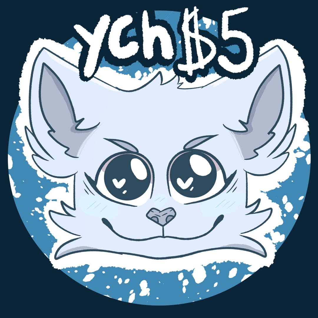 Custom Furry Chibi Icon Commission – Digital Fursona Profile Picture ...