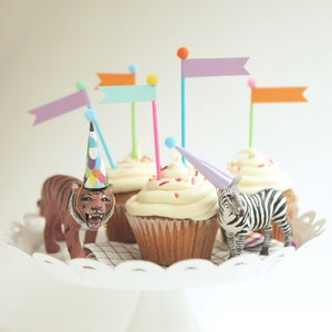 Flag Cupcake and Cake Toppers