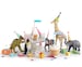 Mini Party Hats for Animals and Dinosaurs- BRIGHT- Miniature Hats Dolls, Plastic Toys 