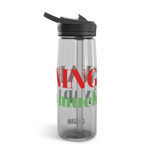 Varning, jag yap för mycket vattenflaska | Rolig meme-flaska | Greenbeanyapper | 25oz återanvändbar flaska | Roblox-flaska | bild 4