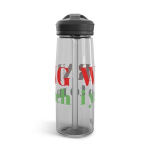 Varning, jag yap för mycket vattenflaska | Rolig meme-flaska | Greenbeanyapper | 25oz återanvändbar flaska | Roblox-flaska | bild 3