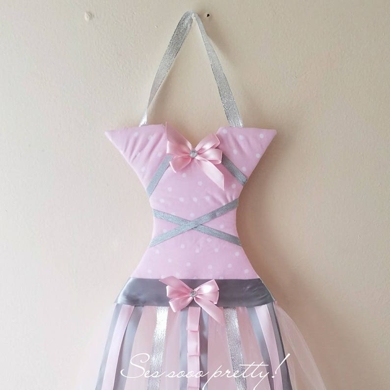 Tutu dress clip holder Hard headband holder Bow organizer
