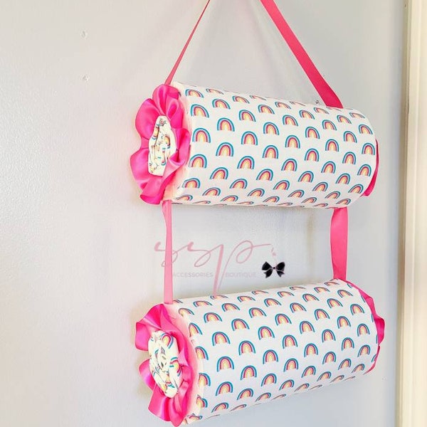 Double horizontal headband holder,  Headband Organizer, Nursery decor,  Disney ears holder