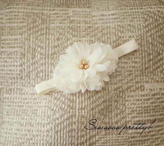 Flower headband wedding headband Etsy
