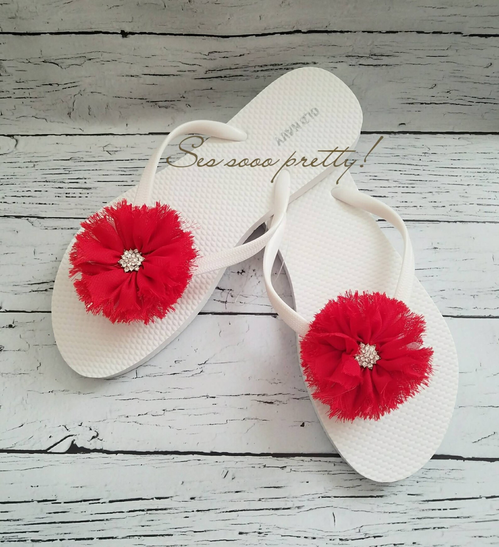 Bridal Flip Flops Bridesmaid Flip Flops Bridesmaid Gift - Etsy