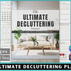 Planificador definitivo para ordenar y organizar el hogar, reto de 30 días (plantilla de Canva)