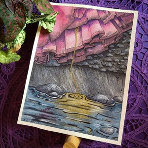 Return to the Waters  - Fine Art Original, Watercolor, Arches Paper