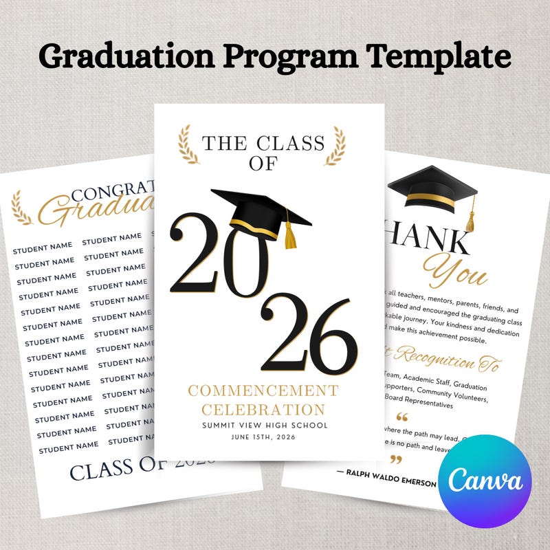 College Program Flyer - Etsy