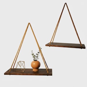 Estante colgante, estante flotante, estante, estanterías, estantes colgantes, estantes flotantes, estante para CPAP, estante para DVD, estante de madera contrachapada, estantes de madera contrachapada