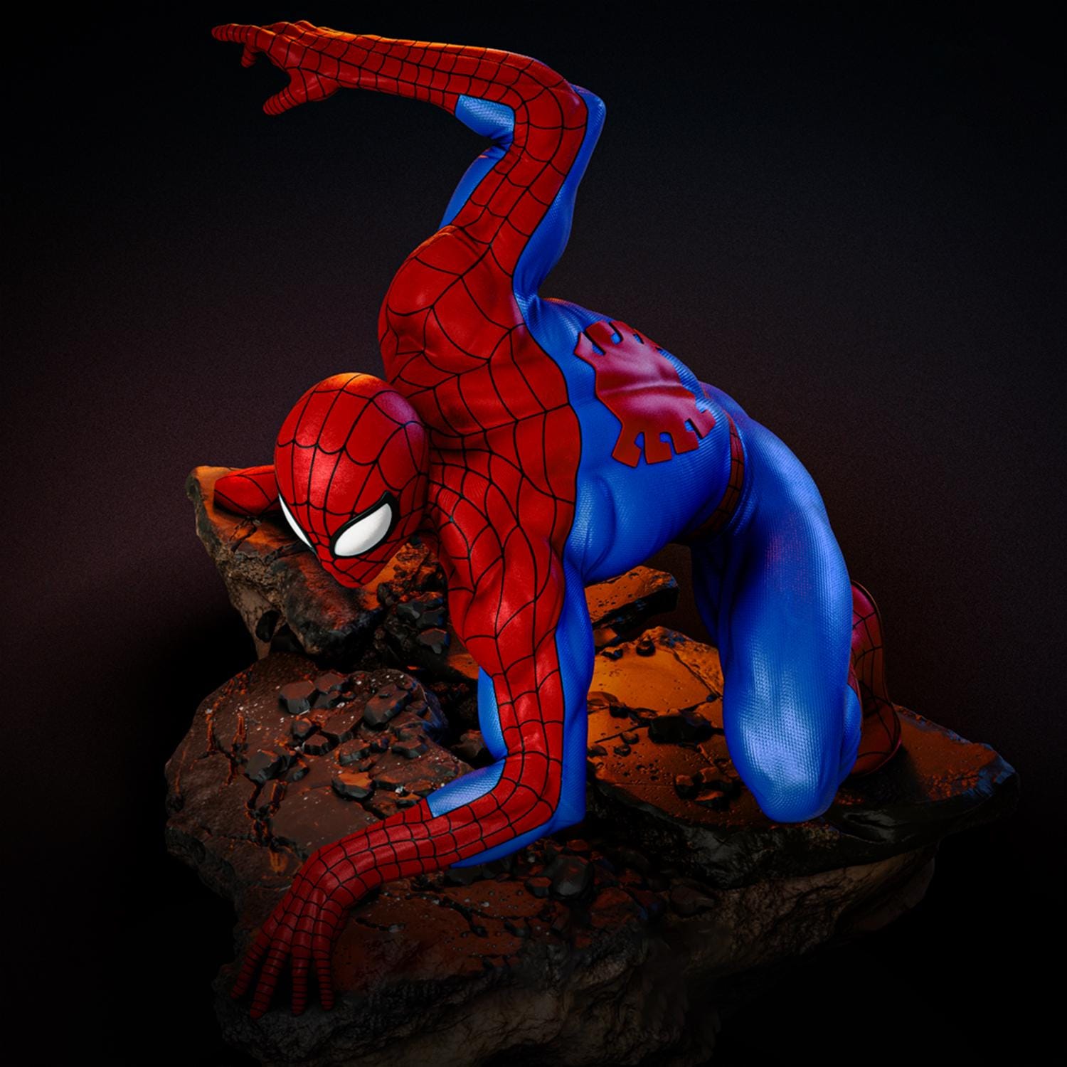 Spiderman Classic - Marvel STL 3D Print File - Etsy