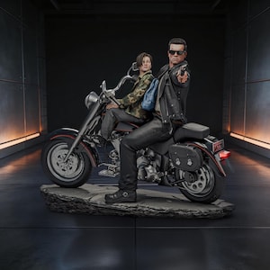 Terminator T800 - Movie STL 3D Print File ( Fullsize + Bust )