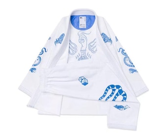 Kimono de BJJ Albino & Preto Año de la Serpiente
