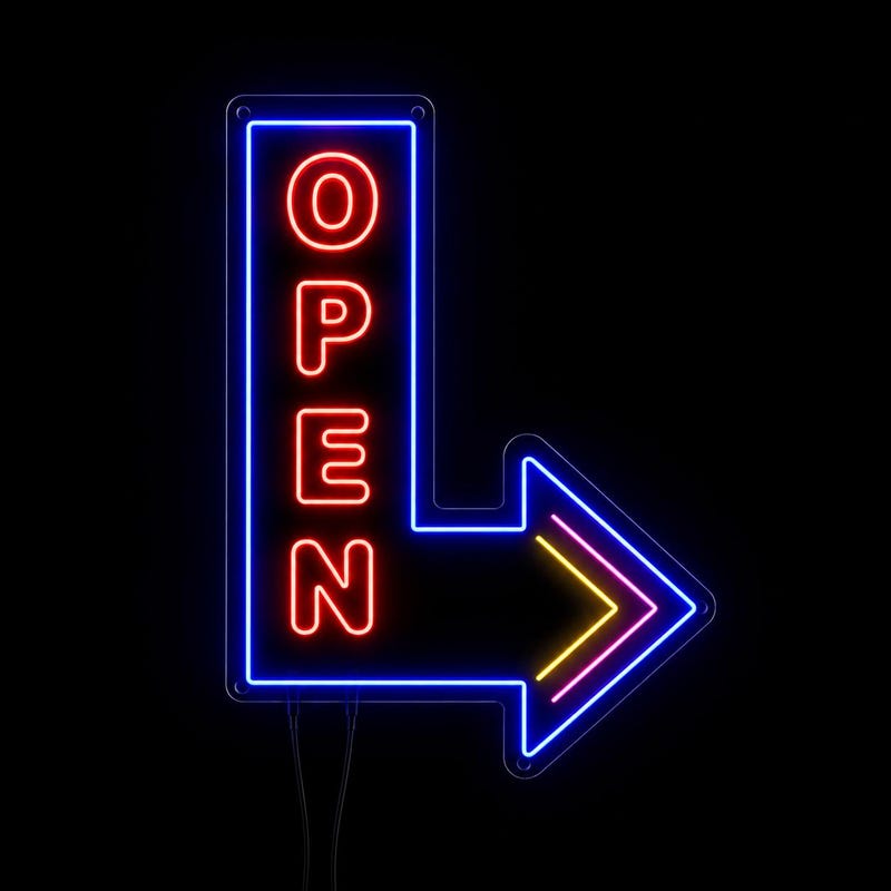 Left Right Neon Sign Right Arrow Neon Sign - Etsy