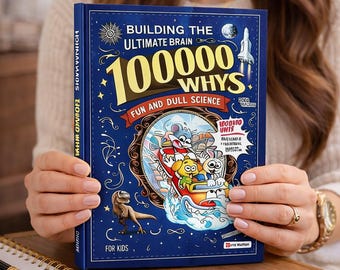 100000 Whys Kids Science Book – Fun STEM Learning, Curiosity Building (Paperback)