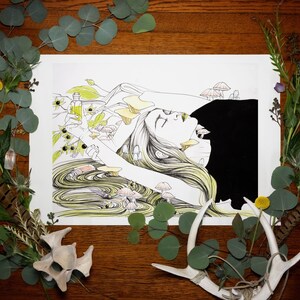 Poison Grove Giclée Fine Art Print | Folklore Art Print | Dark Art Print | Fairytale Art Print