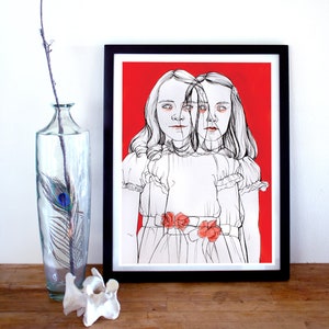 Shining Twins Fine Art Giclée Print | Shining Art | Shining Twins Art | Movie Art | Film Art | Fan Art