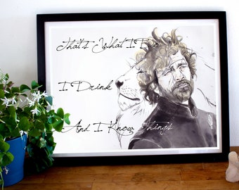 Tyrion  Art Print |  Quote