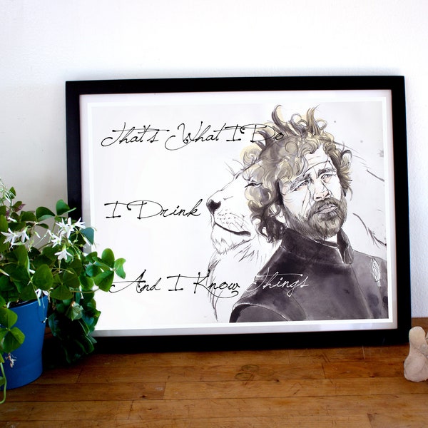 Tyrion  Art Print |  Quote