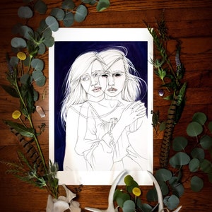 Changeling Fine Art Giclée Print| Folktale| Folklore| Fairytale| Magical Creature| Dark Art