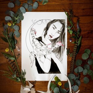 Scorpio Zodiac Fine Art Giclée Print| Scorpio Wall Art| Horoscope Art| Zodiac Art| Scorpio Art| Zodiac Gift