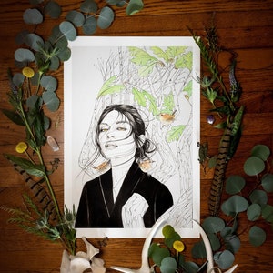 Celtic Tree Zodiac Giclée Fine Art Print| Oak Tree| Zodiac| Mythology| Folklore| Astrology