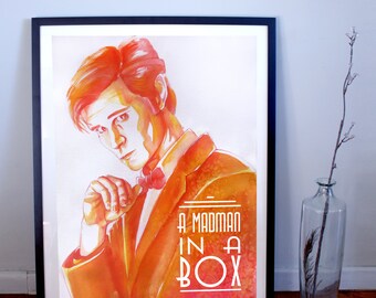 Space Doctor Art Print: The Eleventh Doctor