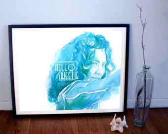 River Song Art Print| Hello Sweetie