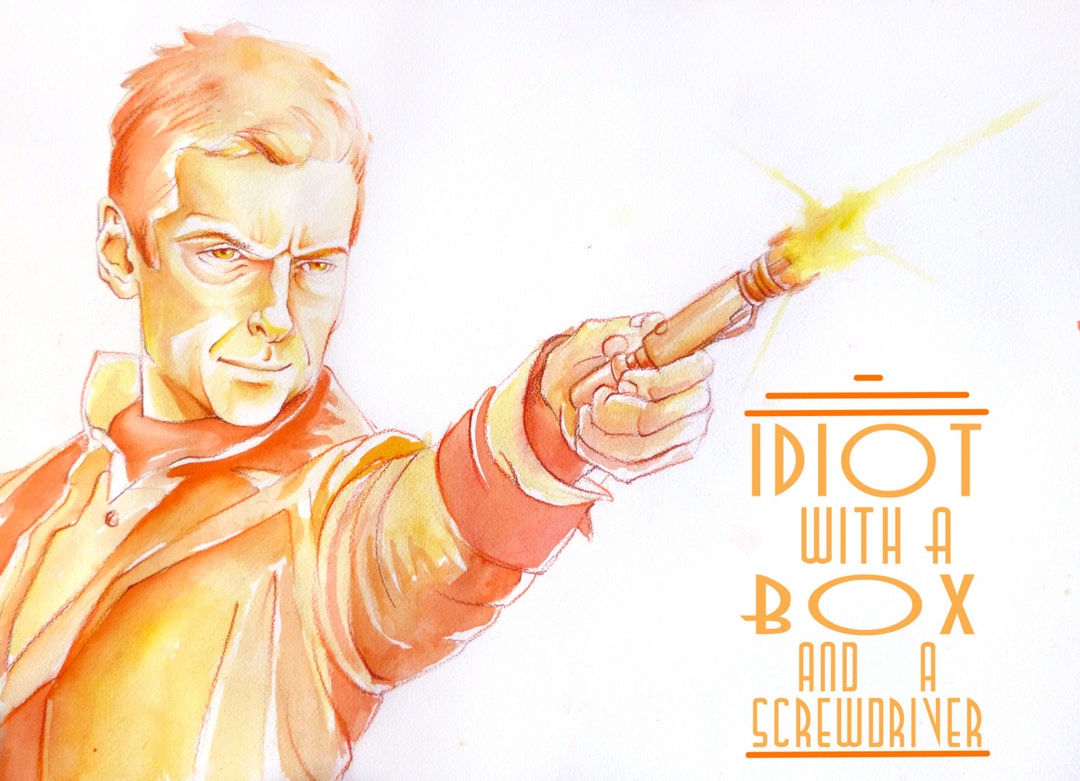 Doctor Who Art Print Set, Set of 5 Prints, Doctor Who Poster, 10th ...