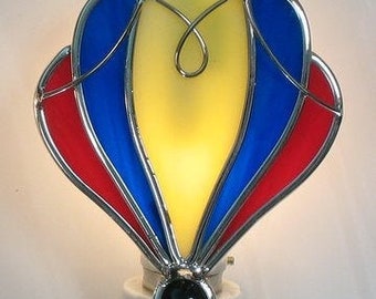 Air Balloon Night Light | Stained Glass Night Light