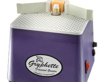 Gryphon Gryphette Glass Grinder 110v includes one 3/4&quot; 100 grit bit | Stained Glass Supplies | Fused Glass Grinder | Glass Shaping Tool