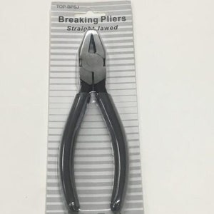 Stained Glass Cutter & Breaking Plier Tools for Stained Glass Sheets. Basic  Steel Wheel Fletcher Brand Cutter, Glass Pro Brand Pliers 