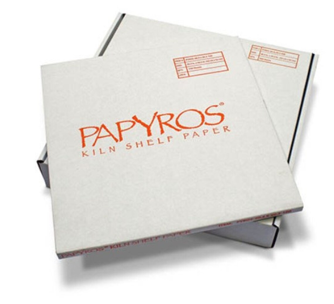 Papyros Kiln Shelf Paper 20.5 Square Sheets Glass Etsy