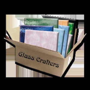 Beginner&#39;s Pot Luck Glass Pack (10 pieces) | Stained Glass Supplies
